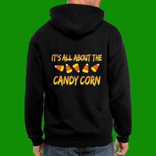 All About the Candy Corn - Men's Zip Hoodie