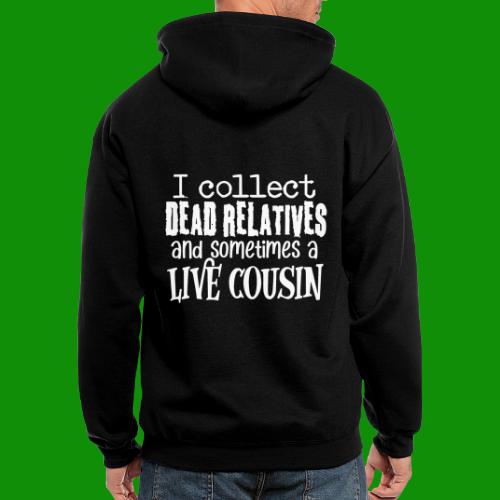 Dead Relatives & Live Cousin - Men's Zip Hoodie