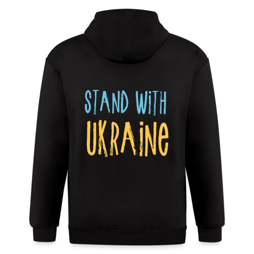 Stand With Ukraine - Men's Zip Hoodie