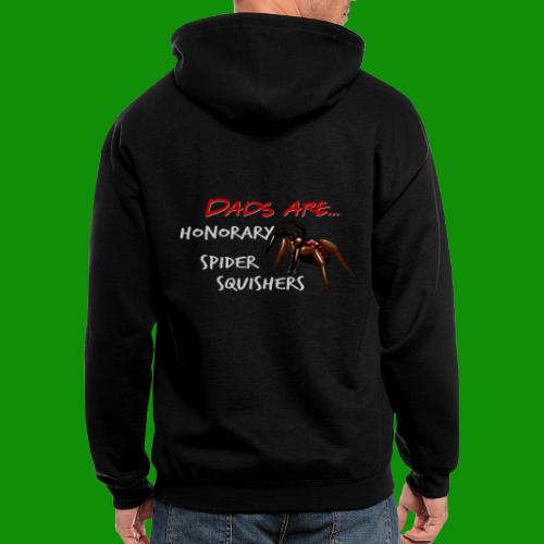 Dads are Honorary Spider Squishers - Men's Zip Hoodie