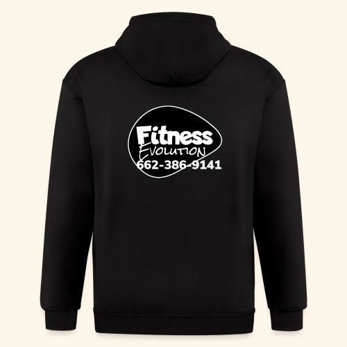 Fitness Evolution Workout Shirt Black - Men's Zip Hoodie