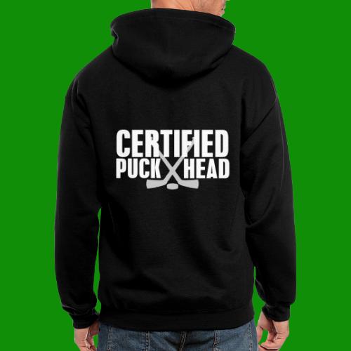 Certified Puck Head - Men's Zip Hoodie