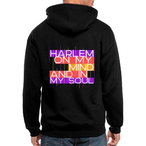 Harlem On My Mind - Men's Zip Hoodie