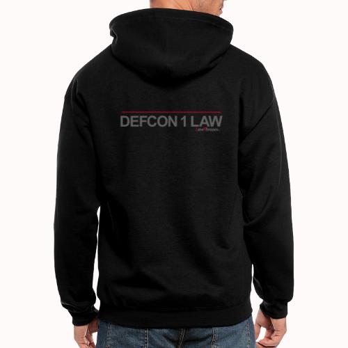 DEFCON 1 LAW - Men's Zip Hoodie