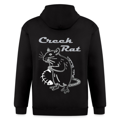 Creek Rat Fishbone - Men's Zip Hoodie