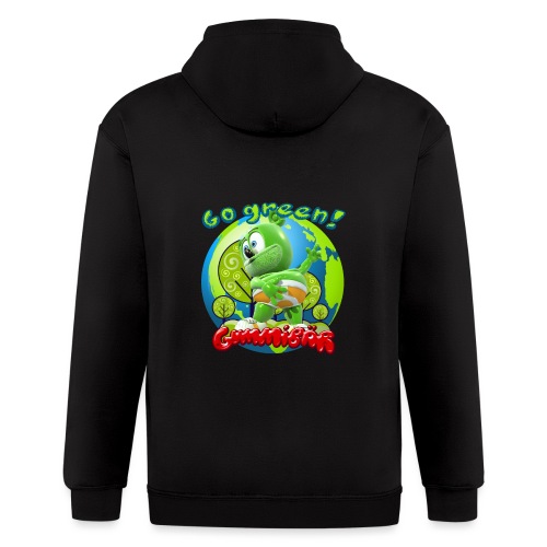 Gummibär Go Green Earth Day Earth - Men's Zip Hoodie