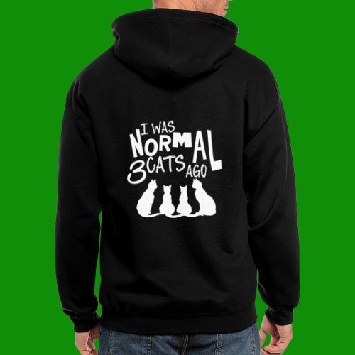 Normal 3 Cats Ago - Men's Zip Hoodie