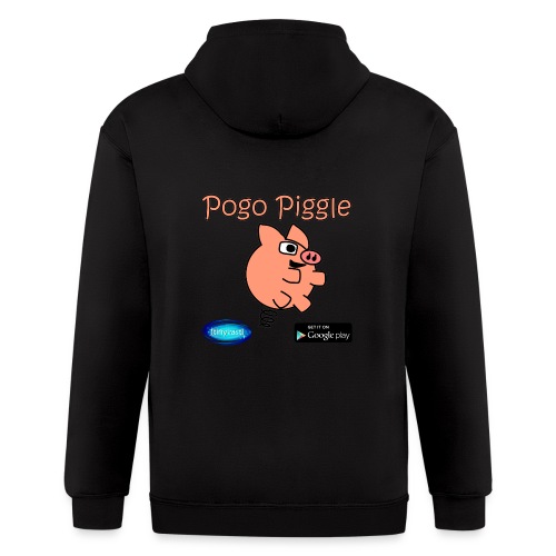 Pogo Piggle - Men's Zip Hoodie
