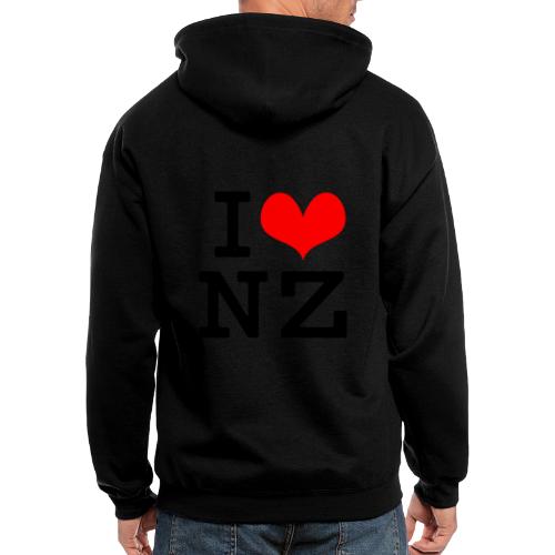 I Love NZ - Men's Zip Hoodie