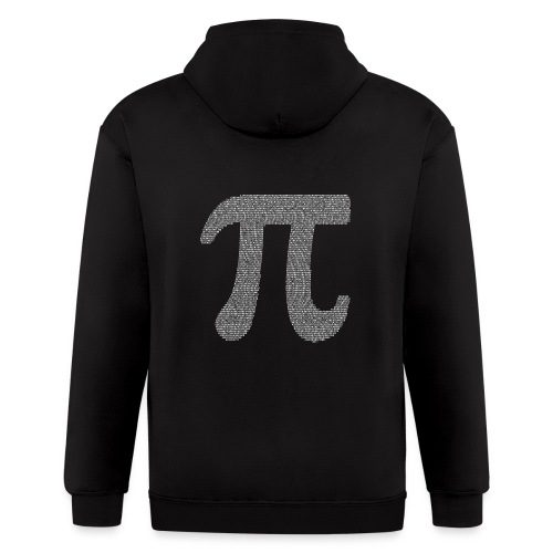 Pi 3.14159265358979323846 Math T-shirt - Men's Zip Hoodie