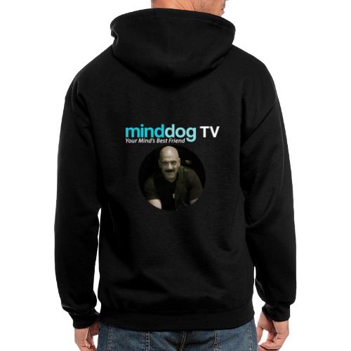 MinddogTV Logo - Men's Zip Hoodie