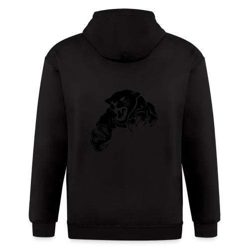panther custom team graphic - Men's Zip Hoodie