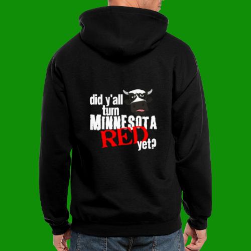 Turn Minnesota Red - Men's Zip Hoodie