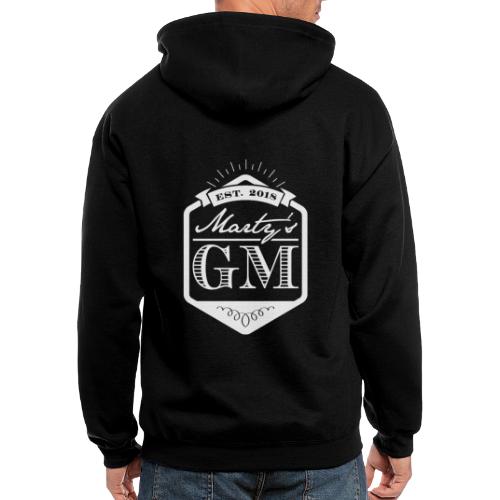 GM Shield W Logo Front only - Men's Zip Hoodie