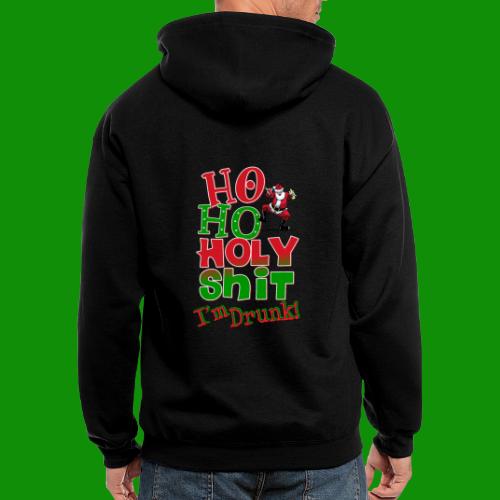 Ho Ho Holy Drunk - Men's Zip Hoodie