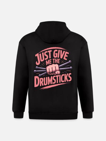 Cardio Drumming - Gildan Heavy Blend Adult Zip Hoodie - black