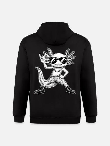 Sunglasses Salamander Rocker - Gildan Heavy Blend Adult Zip Hoodie - black