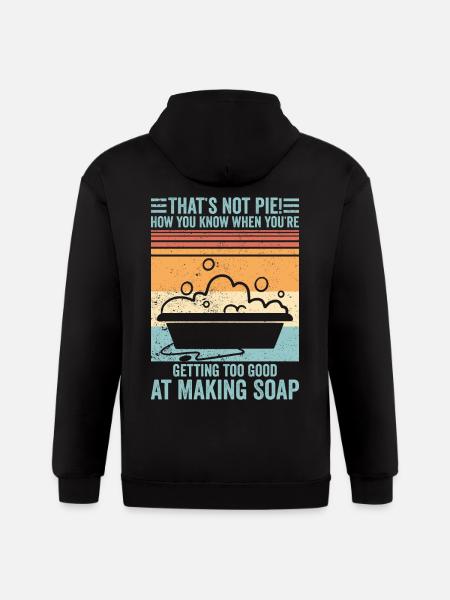 Soap Making Soap Maker - Gildan Heavy Blend Adult Zip Hoodie - black