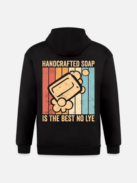 Soap Making Soap Maker - Gildan Heavy Blend Adult Zip Hoodie - black