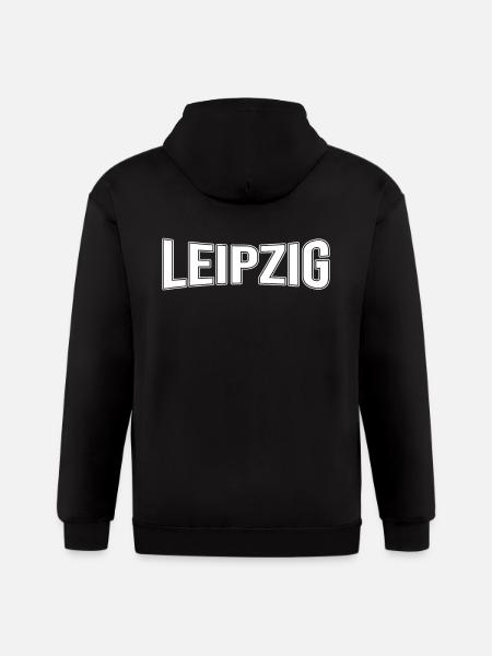 leipzig - Gildan Heavy Blend Adult Zip Hoodie - black