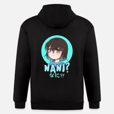 Nani - Shy Anime Boy Meme' Men's Zip Hoodie | Spreadshirt