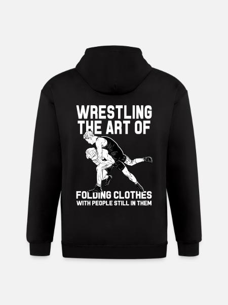 Wrestling - Gildan Heavy Blend Adult Zip Hoodie - black