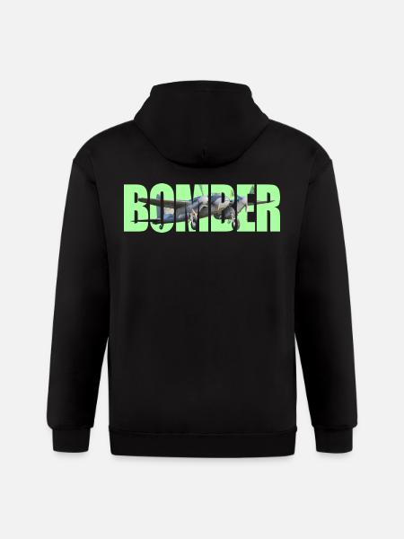 Bomber DH.98 Mosquito - Gildan Heavy Blend Adult Zip Hoodie - black