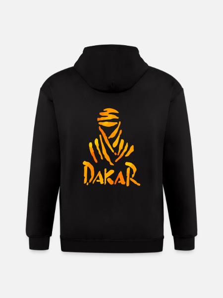 Dakar Rally - Gildan Heavy Blend Adult Zip Hoodie - black