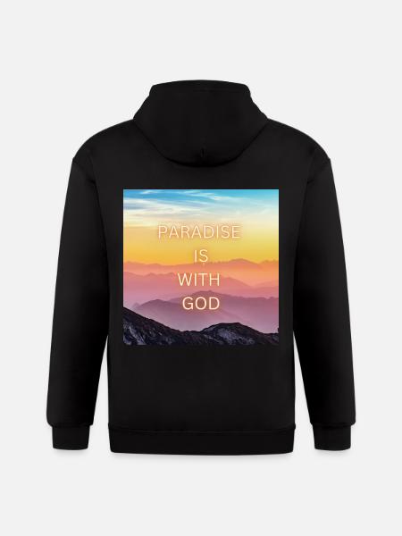 Divine Serenity - Gildan Heavy Blend Adult Zip Hoodie - black