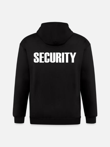 Security - Gildan Heavy Blend Adult Zip Hoodie - black