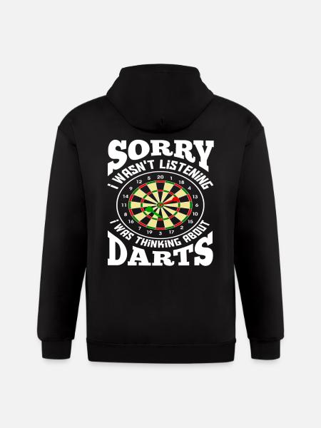 Darts Darts - Gildan Heavy Blend Adult Zip Hoodie - black