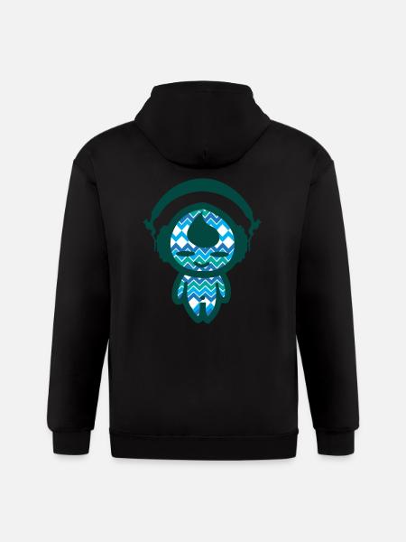 KIDDAIKIDDEE Design No.24 - Gildan Heavy Blend Adult Zip Hoodie - black