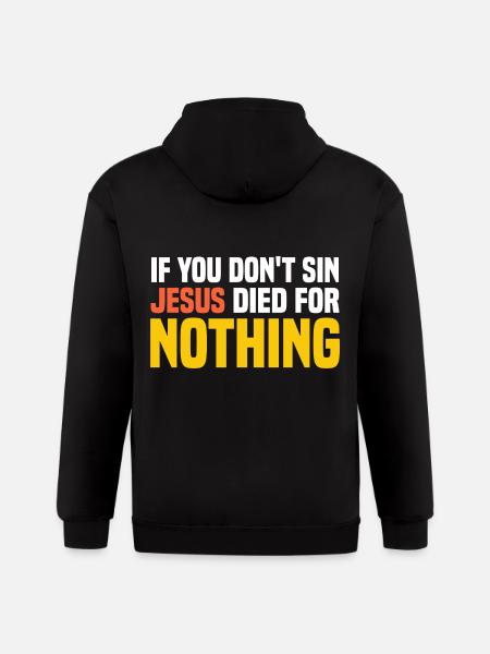atheist - Gildan Heavy Blend Adult Zip Hoodie - black