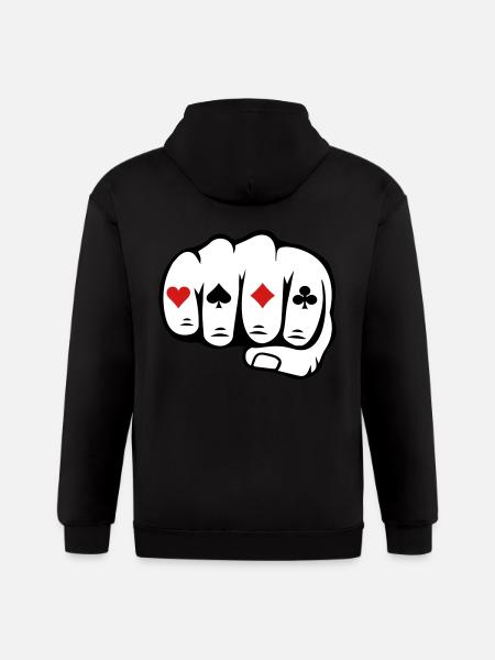 Casino - Gildan Heavy Blend Adult Zip Hoodie - black