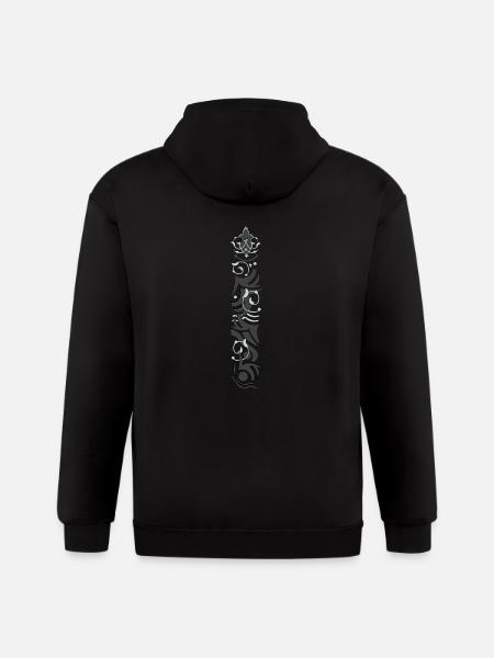 tattoo sleeve abstract - Gildan Heavy Blend Adult Zip Hoodie - black