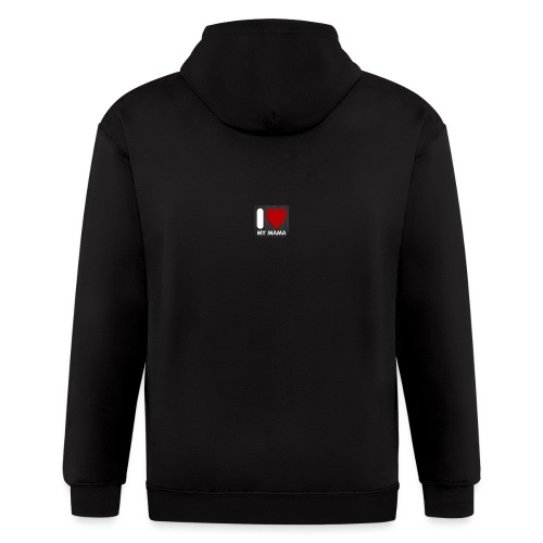 i love mama tshirt created for baby and toddler - Men's Zip Hoodie