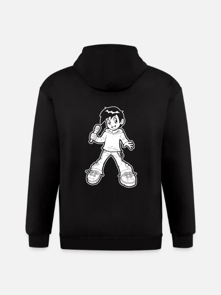 Choir Singing - Gildan Heavy Blend Adult Zip Hoodie - black