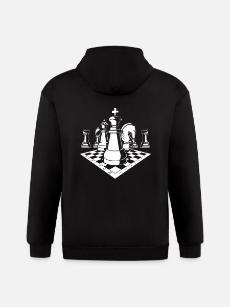 Chess - Gildan Heavy Blend Adult Zip Hoodie - black