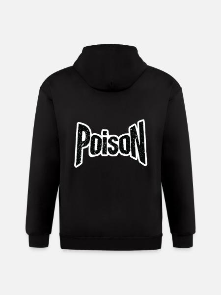 poison title Only - Gildan Heavy Blend Adult Zip Hoodie - black