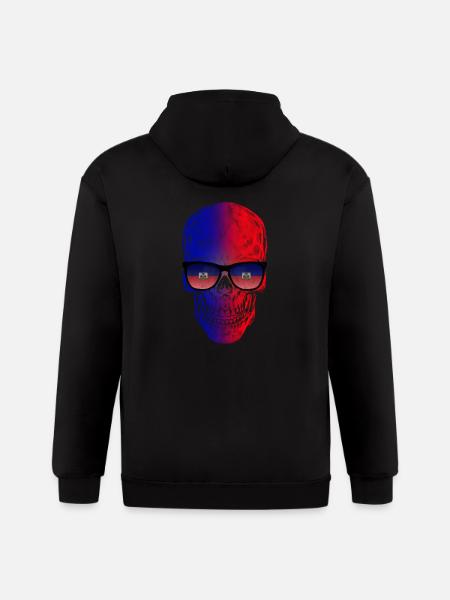 Haiti - Gildan Heavy Blend Adult Zip Hoodie - black
