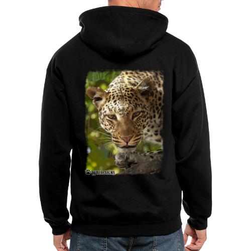 Leopard Stare - Men's Zip Hoodie