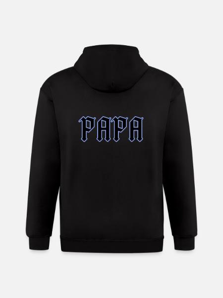 PAPA - Gildan Heavy Blend Adult Zip Hoodie - black