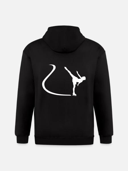 Figure skating - Gildan Heavy Blend Adult Zip Hoodie - black
