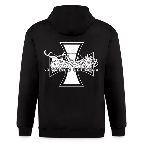 Sinister Clothing Company White - Men's Zip Hoodie