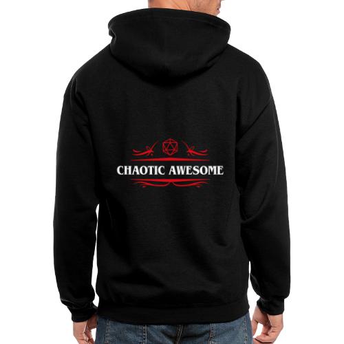 Chaotic Awesome Alignment - Men's Zip Hoodie