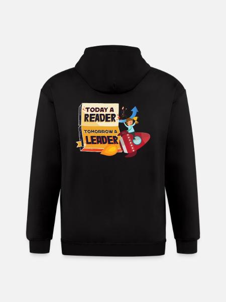 Leader gift - Gildan Heavy Blend Adult Zip Hoodie - black