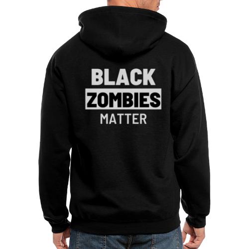 Black Zombies Matter - Men's Zip Hoodie