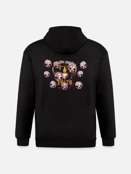 the fire passion 1979 - Gildan Heavy Blend Adult Zip Hoodie - black