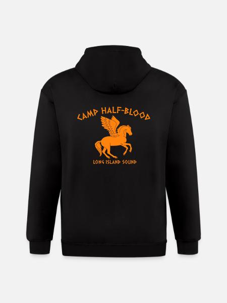 Camp Half Blood - Gildan Heavy Blend Adult Zip Hoodie - black