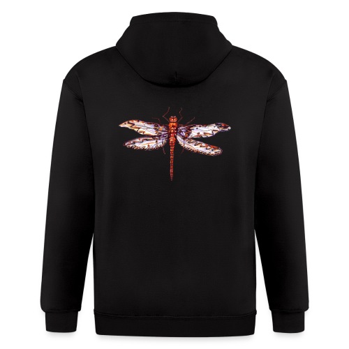 Dragonfly red - Men's Zip Hoodie